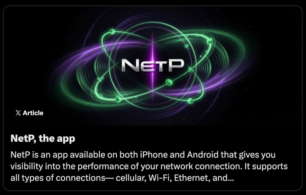 NetP, the app